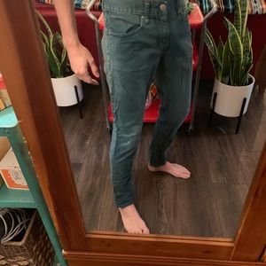 American Eagle teal color jeans
